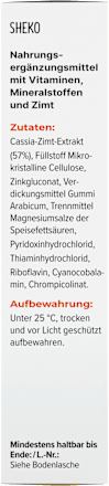 Blutzucker Balance Tabletten SHEKO