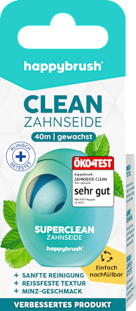 Zahnseide Clean gewachst  happybrush