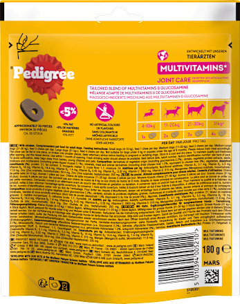 Nahrungsergänzung Hund Gelenkpflege Multivitamine Pedigree