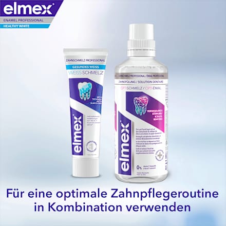 Zahnpasta Zahnschmelz Professional Weiss-Schmelz elmex