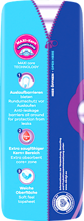 Maxi-Binden Long mit Flügeln always