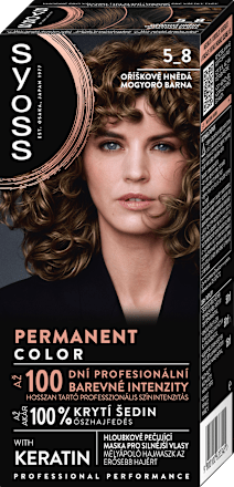 barva na vlasy Oříškově Hnědý 5-8 syoss