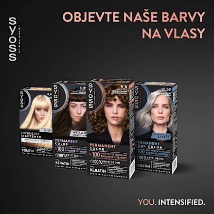 barva na vlasy Oříškově Hnědý 5-8 syoss