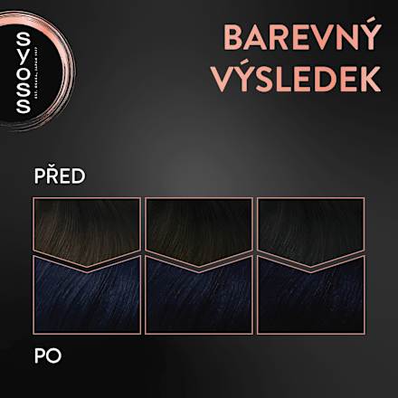 barva na vlasy Modročerný 1-4 syoss