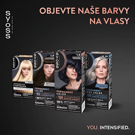 barva na vlasy Modročerný 1-4 syoss