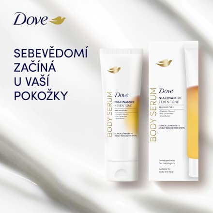 tělové sérum Niacinamide Even Tone Dove