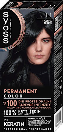 barva na vlasy 1-1 černý syoss