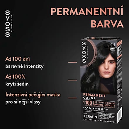 barva na vlasy 1-1 černý syoss