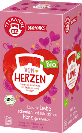 Früchtetee Organics Von Herzen Teekanne