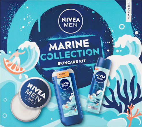 dárková sada pro muže Marine Collection Skincare Kit NIVEA MEN