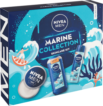 dárková sada pro muže Marine Collection Skincare Kit NIVEA MEN