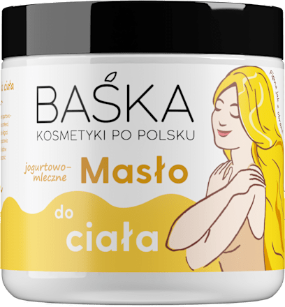 Masło do ciała, jogurtowo-mleczne BAŚKA