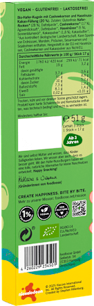 Kindersnack Hafer Nuss Burger Haselnuss-Kakao (3x17 g) ab 3 Jahren foodloose