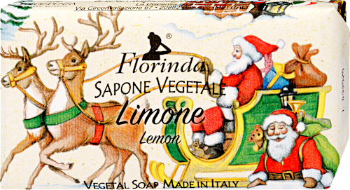 Növényi szappan citrom illattal, karácsonyi kiadás Florinda