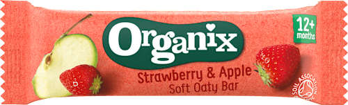 Organska ovsena mekana štanglica - jagoda i jabuka, od 12. meseci Organix