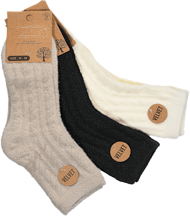 Ženske visoke termo nogavice, velikost: 35-38 (3 par) PESAIL