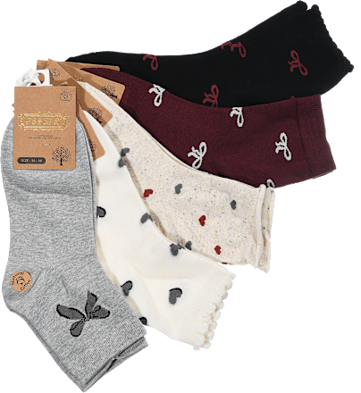 Ženske visoke nogavice, velikost: 35-38 (5 par) PESAIL