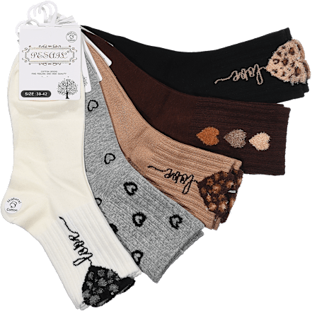 Ženske visoke nogavice, velikost: 39-42 (5 par) PESAIL