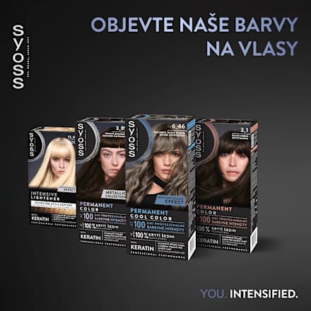 barva na vlasy 6-46 Chladná tmavá blond syoss