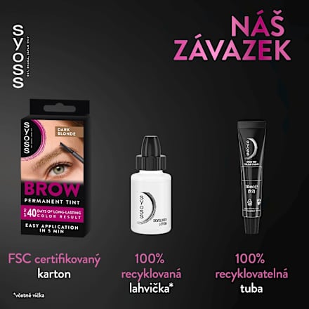 barva na obočí Brow Tint tmavě plavá syoss