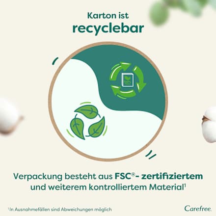 Slipeinlagen Organic Cotton Long Carefree