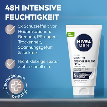 Gesichtscreme Sensitive NIVEA MEN