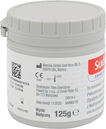 Krem na pieluszkowe odparzenia skóry i otarcia Sudocrem