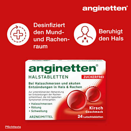 Halstabletten zuckerfrei Kirsche anginetten