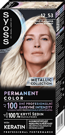 barva na vlasy Perleťově platinový 12-53 syoss