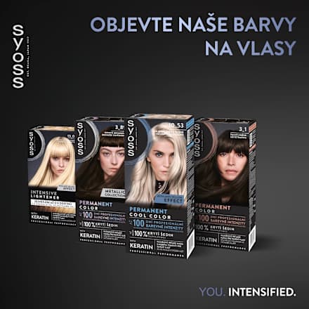 barva na vlasy 10-53 Chladná světlá blond syoss