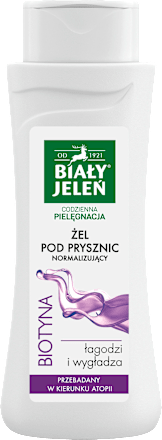 Żel pod prysznic normalizujący Biotyna BIAŁY JELEŃ
