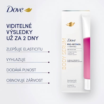 tělové sérum Firming Pro-Retinol Dove