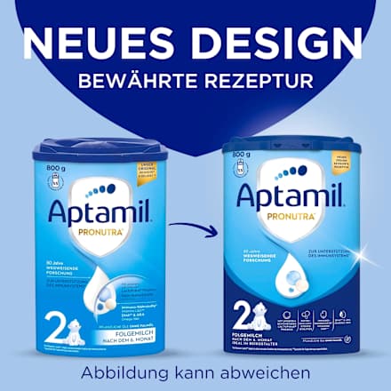 Folgemilch 2 Pronutra nach dem 6. Monat Aptamil