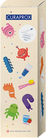 Balíček starostlivosti o zuby Baby fialový CURAPROX