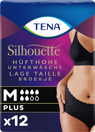 Pants Inkontinenz Silhouette schwarz Gr. M TENA