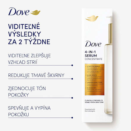 Telové sérum 4-in-1 Concentrate Dove