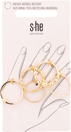 Ring-Set gold  s-he stylecollection