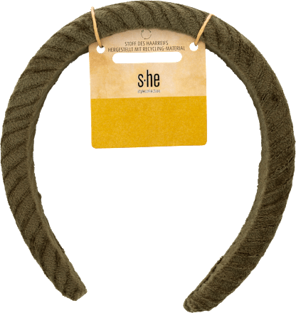 Haarreif gepolstert grün s-he stylecollection