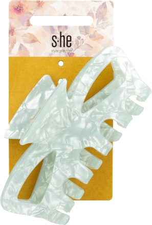 Haarklammer türkis Perlmutoptik s-he stylecollection
