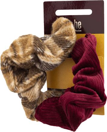 Scrunchies kariert und rot s-he stylecollection
