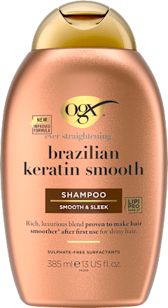 Shampoo Ever Straightening + Brazilian Keratin Smooth OGX