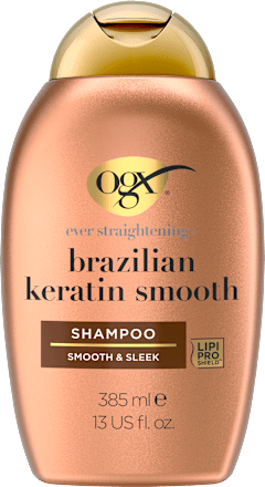 Shampoo Ever Straightening + Brazilian Keratin Smooth OGX