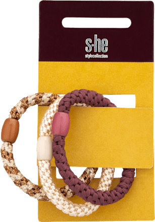 Haargummi-Set in Spiralform  s-he stylecollection