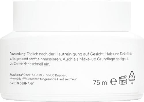 Gesichtscreme mit 2% Vitamin E sebamed