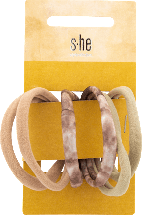 Haargummis Batik-Muster s-he stylecollection