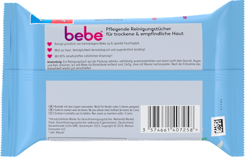 Reinigungstücher 5in1 Pflegend Reisegröße bebe