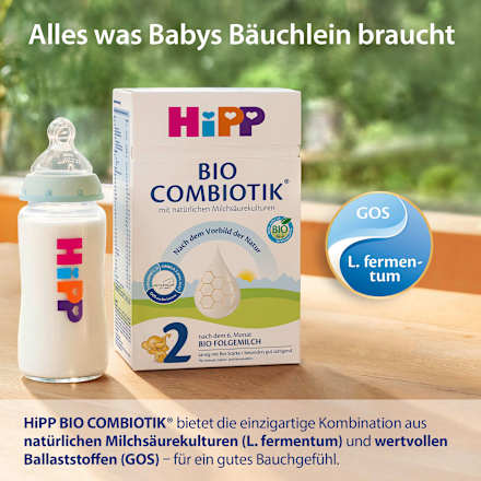 Folgemilch 2 Bio Combiotik nach dem 6. Monat HiPP