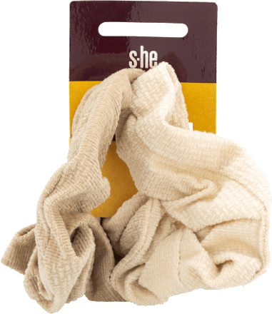 Scrunchie-Set im Beigeton  s-he stylecollection