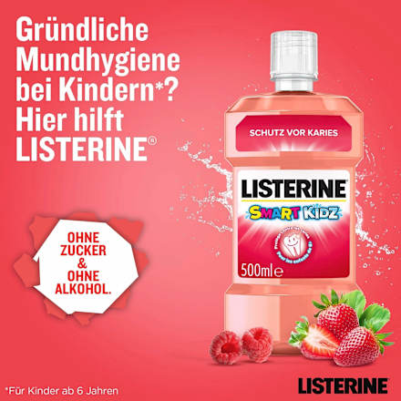 Mundspülung Junior Smart Kidz ab 6 Jahren Listerine