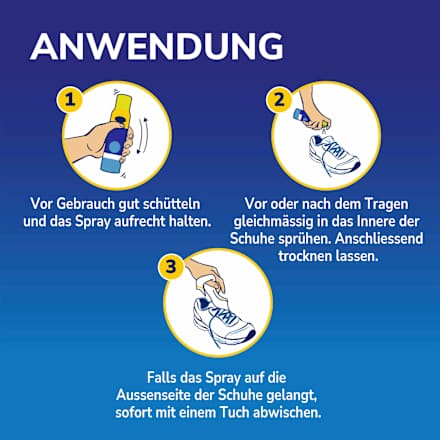 Schuhdeo Spray fresh step Geruchsstopp Scholl
